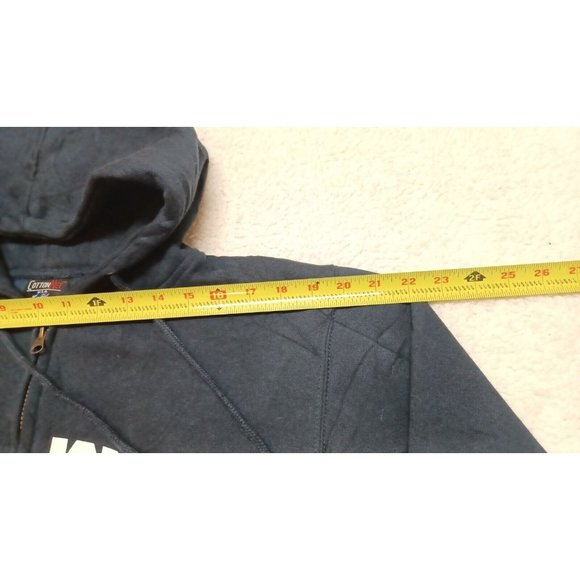 Cotton Net Ocean Isle Beach, NC Men's Navy Full Zip Hoodie Sz S Pockets - Picture 7 of 9